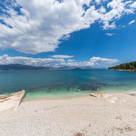 Villa Unique Sur La Plage Pour Des Vacances Inoubliables En Famille Ou Entre Amis Pour 10 Personnes Slatine Dış mekan fotoğraf